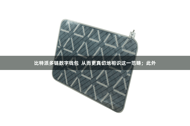 比特派多链数字钱包  从而更真切地相识这一范畴；此外